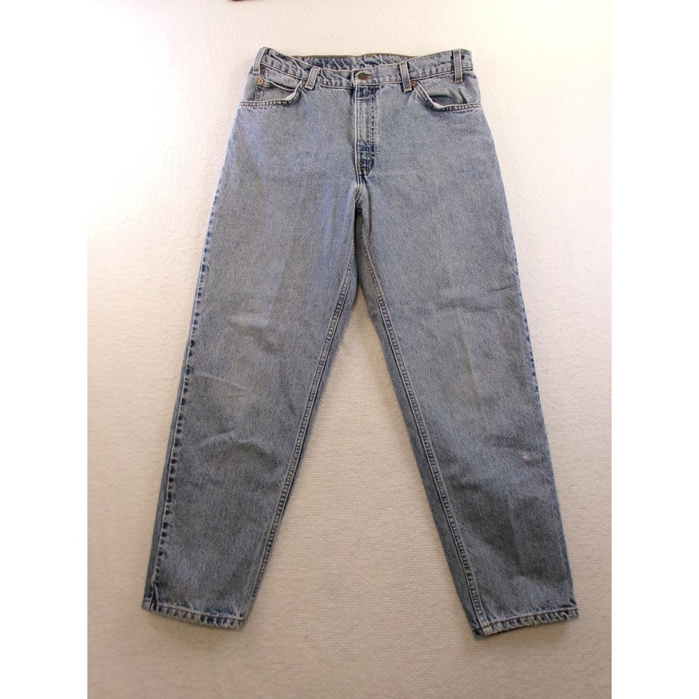Levi's 550 Jeans‎ Mens 34x30 Light Blue Denim Vintage Orange Tab Relaxed Tapered